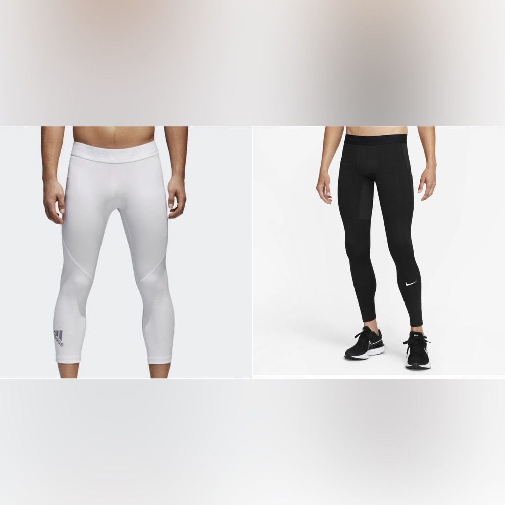Nike Pro dri-fit & Adidas alphaskin sport tights
